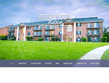 Tablet Screenshot of georgetownparkapartments.com